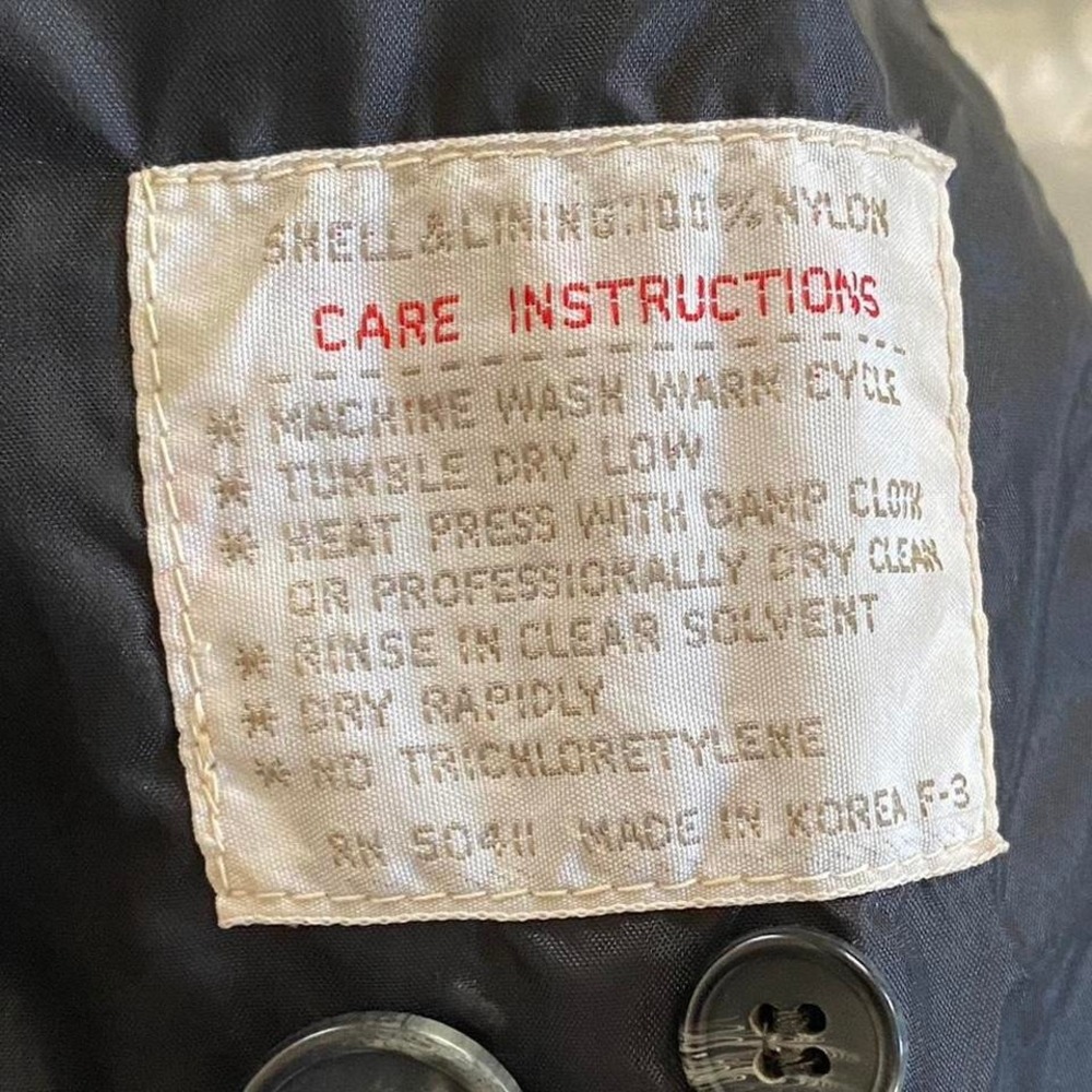 Fleet Street 1980's black windbreaker trench coat - Picture 7 of 7